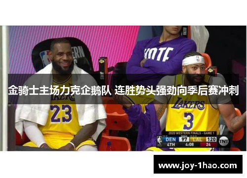 金骑士主场力克企鹅队 连胜势头强劲向季后赛冲刺